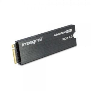 Integral CT1000P5PSSD5-IN drives allo stato solido 1 TB M.2 PCI Express 4.0 NVMe TLC (1TB - 1000GB SSD M.2 2280 NVME 1.4 PCIe Gen4 x4 R-7400MBs W-5500MBs IOPS R-700K W-800K TLC TBW 500 WITH HEATSINK ADVANTAGE PRO-1 INTEGRAL)