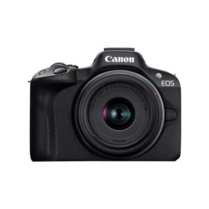 Canon EOS R50, Black + RF-S 18-45mm F4.5-6.3 IS STM Kit MILC 24,2 MP CMOS 6000 x 4000 Pixel Nero (EOS R50, Black + RF-S 18-45mm F4.5-6.3)