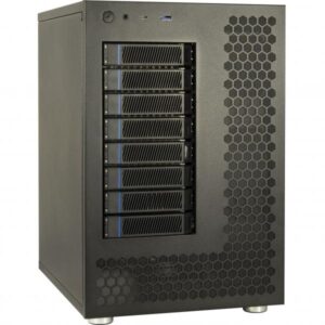 Inter-Tech NAS-8 Custodia per Disco Rigido [HDD] Nero 2.5/3.5 (Inter-Tech NAS-8 - lagringskabinet)