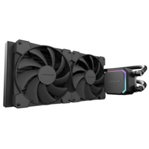 LC-Power LC-CC-280-B sistema di raffreddamento per computer Processore Raffreddatore di liquidi tutto in uno 14 cm Nero (LC-Power LC-CC-280-B JetFlow Series Wa)