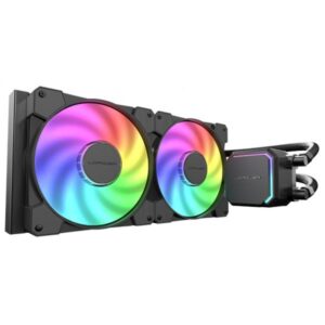 LC-Power LC-CC-280-B-ARGB sistema di raffreddamento per computer Processore Raffreddatore di liquidi tutto in uno 14 cm Nero (LC-Power LC-CC-280-B-ARGB JetFlow Seri)