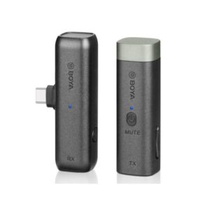 BOYA BY-WM3U microfono Grigio Microfono per cellulare/smartphone (BOYA BY-WM3U - tr?dl?st mikrofonsystem)