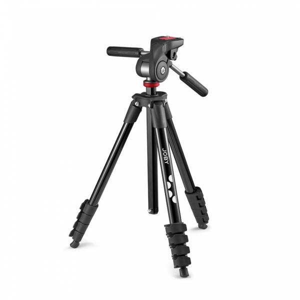 Joby Compact Advance Kit treppiede Fotocamere digitali/film 3 gamba/gambe Nero (Joby Compact Advance Kit)