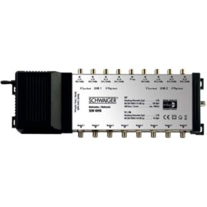 Schwaiger SEW4098531 multinterruttore satellitare 9 ingressi 8 uscite (Schwaiger Sat-Multischalter 9 auf 8 Si)