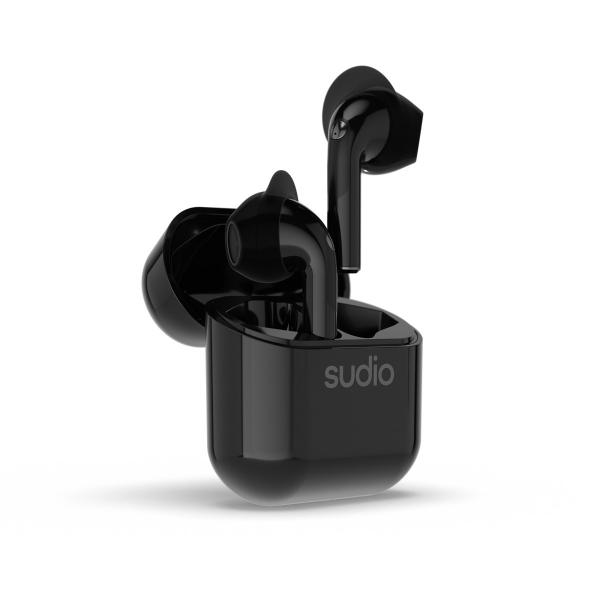 Sudio NIO Auricolare Wireless In-ear Musica e Chiamate Bluetooth Nero (Sudio Nio ?gte tr?dl?se ?retelefoner S)