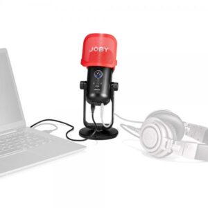 Joby JB01775-BWW microfono Nero, Rosso Microfono da studio (JOBY Wavo POD - mikrofon)