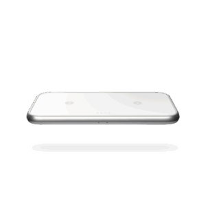 ZENS ZEDC10W/00 Caricabatterie per dispositivi mobili Auricolare, Smartphone Bianco AC Carica wireless Ricarica rapida Interno (Zens Aluminium Series Dual Ladeger?t W)