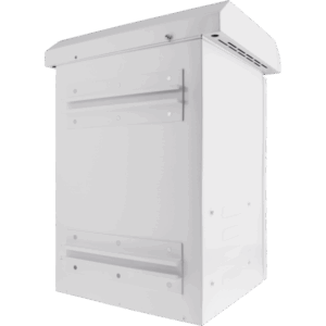 Deltaco CB-2535 rack 6U Da parete Bianco (DELTACO l?sbart v?ggsk?p 250x240x350mm)