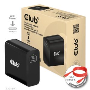 Club3D LadegerÃ¤t 1xUSB Typ C,