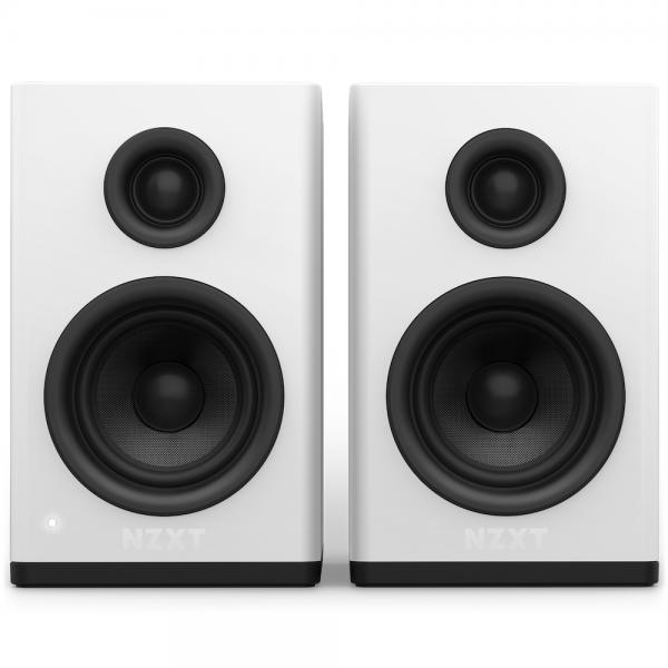 NZXT AP-SPKW2-EU altoparlante 2-vie Bianco Cablato 80 W (NZXT Relay Desktop PC Speakers - White)