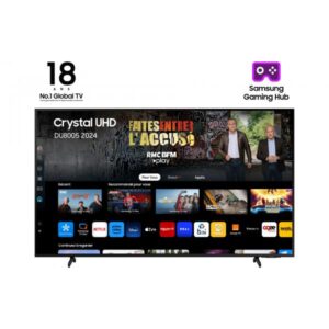 Samsung TU75DU8005K 190,5 cm [75] 4K Ultra HD Smart TV Wi-Fi Nero (SAMSUNG 75inch DU8005 4K Crystal UHD T)
