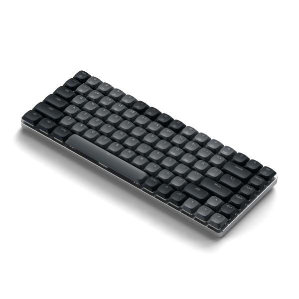 Satechi SM1 tastiera Ufficio USB + Bluetooth QWERTY Inglese Nero, Grigio (Satechi SM1 Slim - tastatur - m?rk Ind)