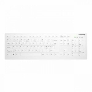 CHERRY AK-C8112 tastiera Medico RF Wireless QWERTY Nordic Bianco (Active Key Flat Profile Wireless Hygie)