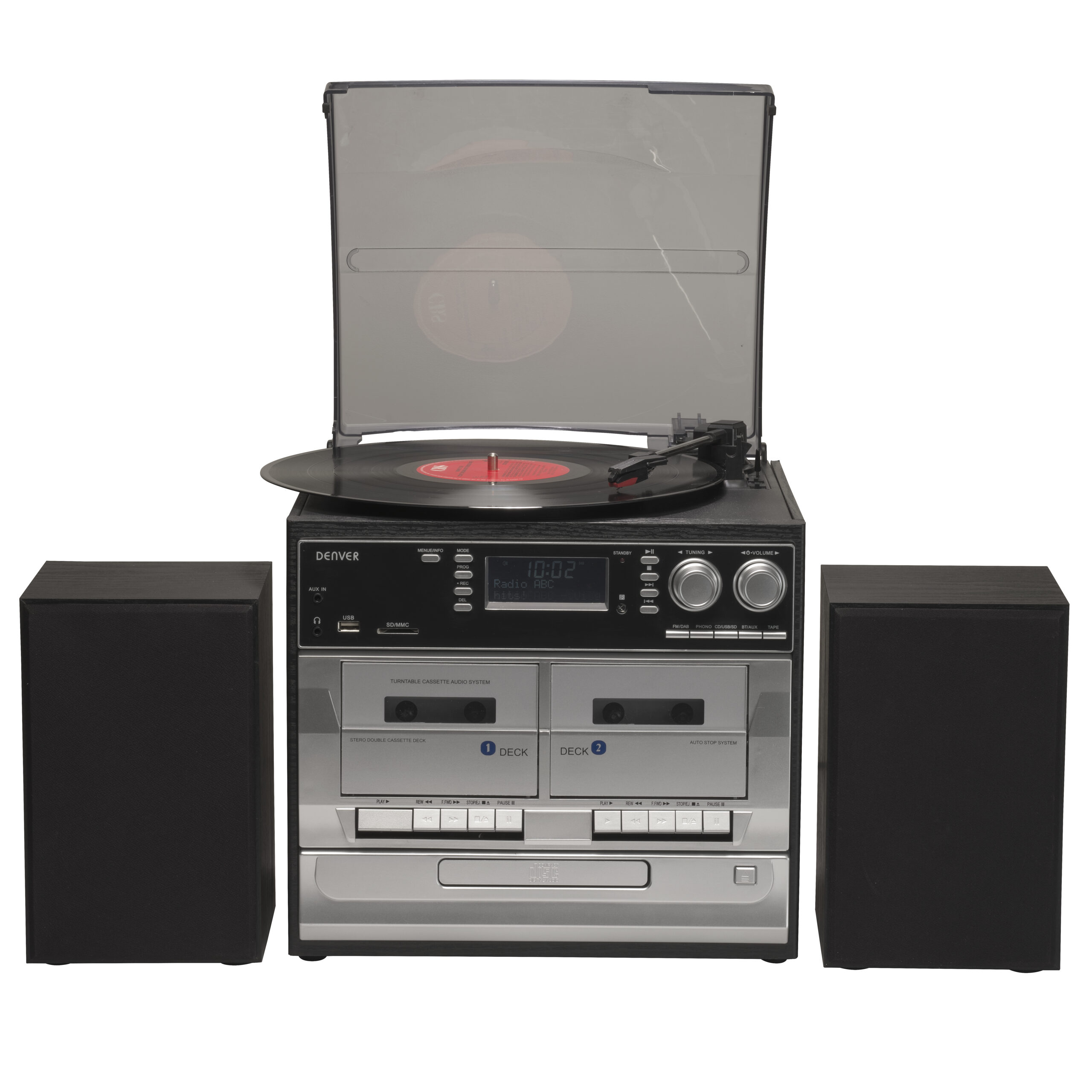 Denver MRD-166 lettore CD Lettore CD personale Nero, Grigio (DENVER MRD-166 - audiosystem)