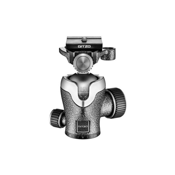 Gitzo GH1382QD testa per treppiede Nero, Metallico Alluminio 1/4 Palla [forma] (Ballhead Center GH1382QD)