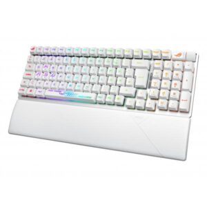 ASUS ROG Strix Scope II 96 RX Wireless tastiera Gaming USB + RF Wireless + Bluetooth Bianco (ASUS ROG - tastatur Indgangsudstyr)
