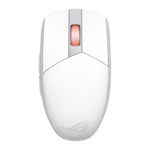 ASUS ROG Strix Impact III Wireless mouse Gaming Ambidestro RF senza fili + Bluetooth Ottico 36000 DPI (Asus ROG Strix Impact III Wireless/Bluetooth Ultralight Gaming Mouse, 36000 DPI, ROG AimPoint Sensor, SpeedNova, RGB Lighting, Moonlight White)