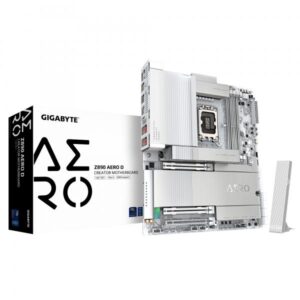 GIGABYTE Z890 AERO D Scheda Madre - Supporta CPU Intel Core Ultra [Serie 2], VRM a 16+1+2 fasi, fino a 9500MHz DDR5 [OC], PCIe 5.0 M.2, Wi-Fi 7, Thunderbolt 5 (Gigabyte Z890 AERO D - bundkort - ATX)