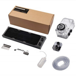 Phanteks EZ-Fit 360 Soft-Kit Processore Kit di raffreddamento a liquido Nero, Trasparente 5 pz (Phanteks Glacier EZ-Fit 360 SOFT-KIT,)