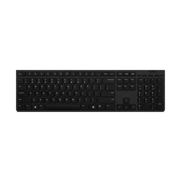 Lenovo 4Y41K04031 tastiera Ufficio RF senza fili + Bluetooth Inglese US Grigio (Lenovo TAS wireless - Professional Rec)