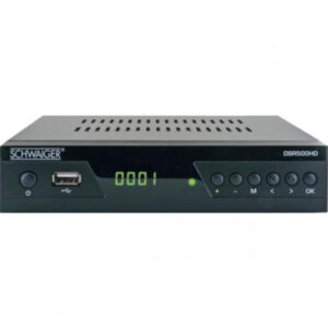 Schwaiger DSR500HD set-top box TV Cavo Full HD Nero (Schwaiger DSR 500 HD - Satellit Tv-mod)