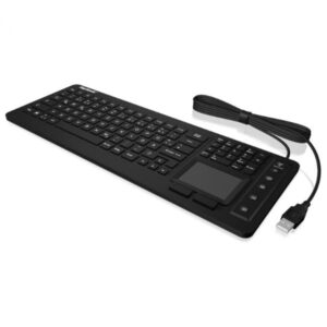 KeySonic KSK-6231INEL tastiera Industriale USB QWERTY Inglese US Nero (KSK-6231INEL)