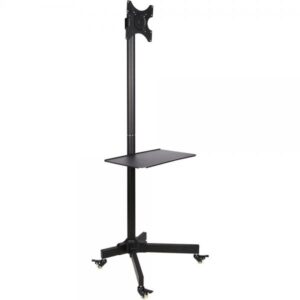 Techly Supporto a Pavimento con Mensola Trolley TV LCD/LED/Plasma 19-37 (Techly ICA-TR20 tv-beslag 94 cm [37])