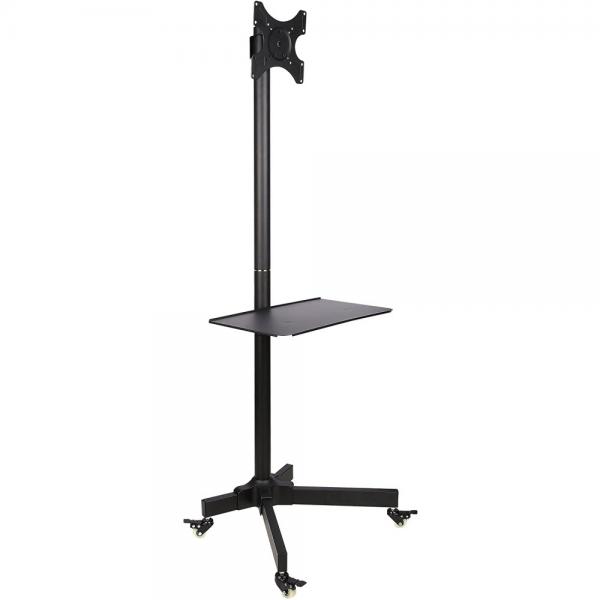 Techly Supporto a Pavimento con Mensola Trolley TV LCD/LED/Plasma 19-37 (Techly ICA-TR20 tv-beslag 94 cm [37])