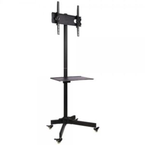 Techly Supporto a Pavimento con Mensola Trolley TV LCD/LED/Plasma 23-55 (Techly ICA-TR21 tv-beslag 139,7 cm [55)
