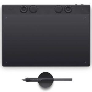 Wacom Intuos Pro Medium – 2025 tavoletta grafica Nero 263 x 148 mm USB/Bluetooth (Wacom Intuos Pro pen tablet medium PTK670K0B)
