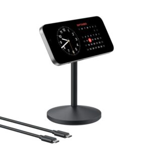 Anker MagGo Cuffie, Auricolare, Smartphone, Orologio intelligente Nero USB Carica wireless Ricarica rapida Interno (Anker MagGo Wireless Charger Black)
