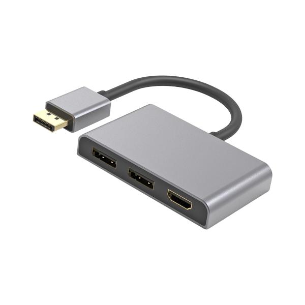 Cablenet 24-0313 ripartitore video DisplayPort 1x HDMI + 2x DisplayPort (CNL 3W DP Splitter 2xDP 1xHDMI)