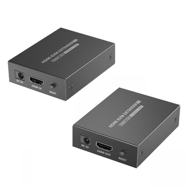 Cablenet 32-3860 moltiplicatore AV Trasmettitore e ricevitore AV Nero (CNL HDMI Extender P2P 4K30 KVM)
