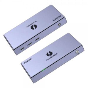 Cablenet 40-4255 replicatore di porte e docking station per laptop Cablato Thunderbolt 4 Argento (CNL Tbolt4 6 IN 1 Dock)
