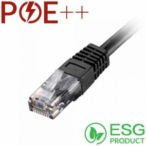 Cablenet 60-6003B cavo di rete Nero 0,3 m Cat6 U/UTP [UTP] (CNL 100PK 0.3M C6 Bk UTP PVC 24AWG FMB)