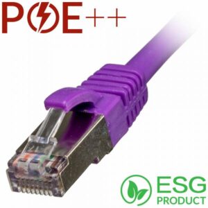 Cablenet 65-7010B cavo di rete Viola 1 m Cat6a S/FTP [S-STP] (CNL 100PK 1M C6a Vi SFTP Ls 26AWG SB)