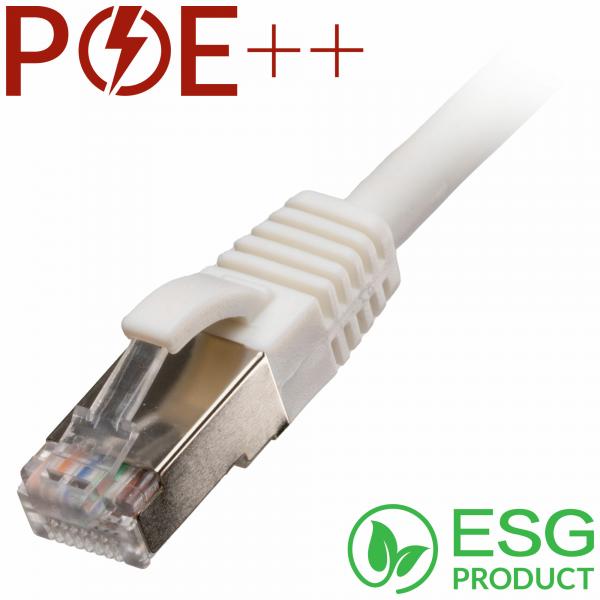Cablenet 65-8003B cavo di rete Bianco 0,3 m Cat6a S/FTP [S-STP] (CNL 100PK 0.3M C6a Wh SFTP Ls 26AWG SB)