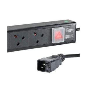 Cablenet PDU12VC20 unità di distribuzione dell'energia [PDU] 12 presa[e] AC 0U Nero (CNL 12W UK PDU Vert C20 3M)