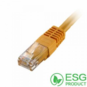 Cablenet 67-5015B cavo di rete Giallo 1,5 m Cat5e U/UTP [UTP] (CNL 100PK 1.5M C5e Yw UTP PVC 24AWG FMB)