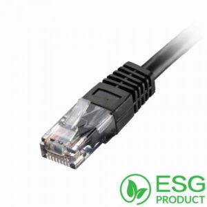 Cablenet 67-6003B cavo di rete Nero 0,3 m Cat5e U/UTP [UTP] (CNL 100PK 0.3M C5e Bk UTP PVC 24AWG FMB)