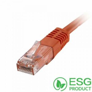 Cablenet 67-9003B cavo di rete Arancione 0,3 m Cat5e U/UTP [UTP] (CNL 100PK 0.3M C5e Or UTP PVC 24AWG FMB)