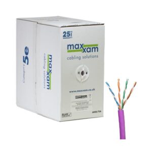 Cablenet XX5E0001C cavo di rete Viola 305 m Cat5e U/UTP [UTP] (CNL C5e Vi UTP Ls 24AWG Sld Cca 305m)