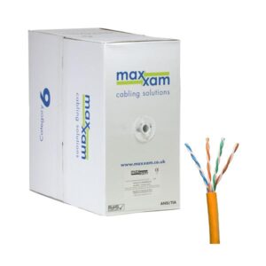 Cablenet XX60003O cavo di rete Arancione 305 m Cat6 U/UTP [UTP] (CNL C6 Or UTP Ls 24AWG Sld Dca 305m)