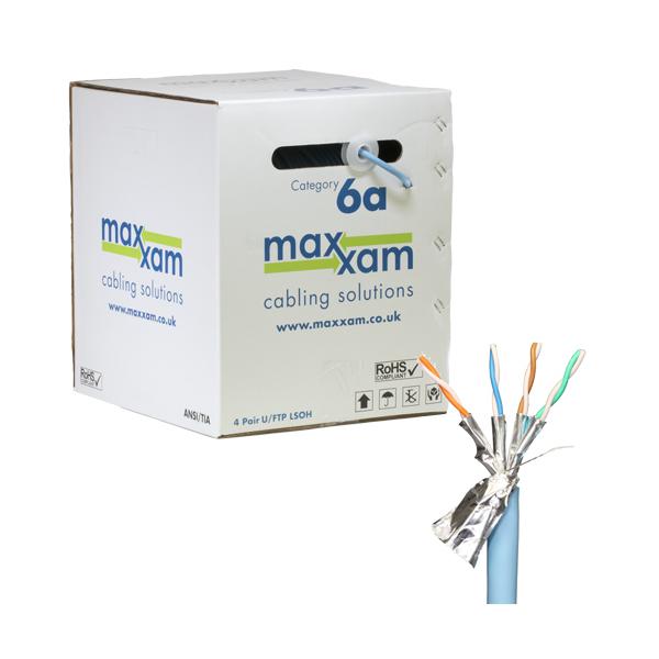 Cablenet XX6A0009 cavo di rete Blu 305 m Cat6a F/FTP [FFTP] (CNL C6A Ice FFTP Ls 23AWG Sld B2ca 305m)