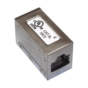 Cablenet 22-2139 adattatore per inversione del genere dei cavi RJ45 Grigio (50PK Cat6a 10G RJ45 FTP Through Cplr)