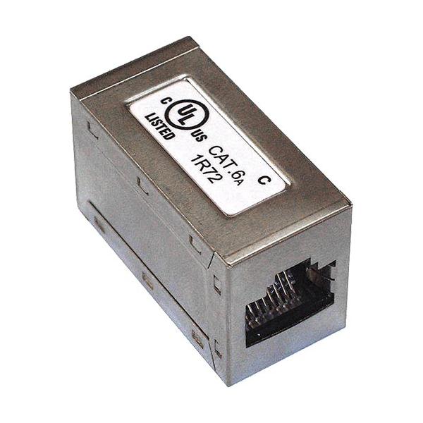 Cablenet 22-2139 adattatore per inversione del genere dei cavi RJ45 Grigio (50PK Cat6a 10G RJ45 FTP Through Cplr)