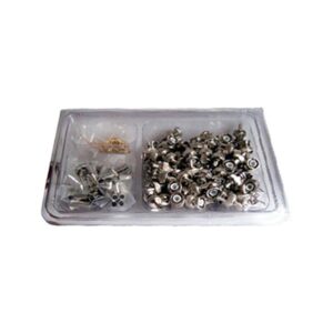Cablenet BNC2-179D cavo di collegamento BNC Metallico (CNL 100PK BNC Crimp RG179 DIECAST)