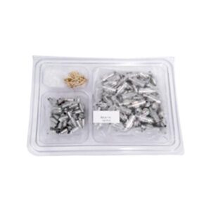 Cablenet BNC4-179 cavo di collegamento BNC Metallico (CNL 100PK BNC Crimp RG179 TURNED)