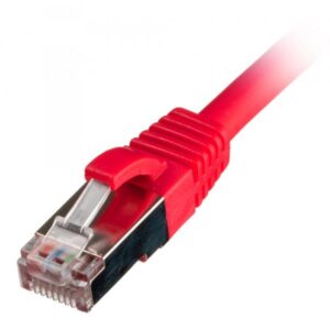 Cablenet CNL 100PK 0.3M C6a Rd SFTP Ls 26AWG SB cavo di rete Rosso 0,3 m Cat6a S/FTP [S-STP] (CNL 100PK 0.3M C6a Rd SFTP Ls 26AWG SB)