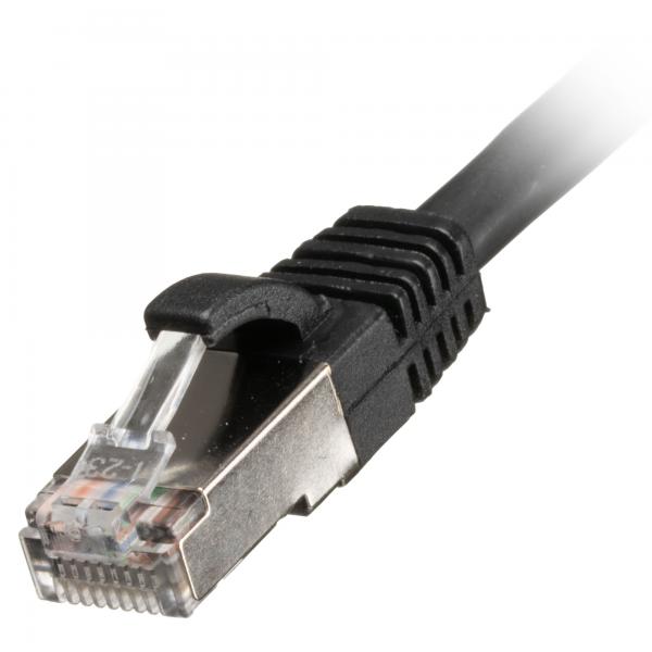 Cablenet CNL 5M C6a Bk SFTP Ls 26AWG SB cavo di rete Nero Cat6a S/FTP [S-STP] (CNL 50PK 5M C6a Bk SFTP Ls 26AWG SB)